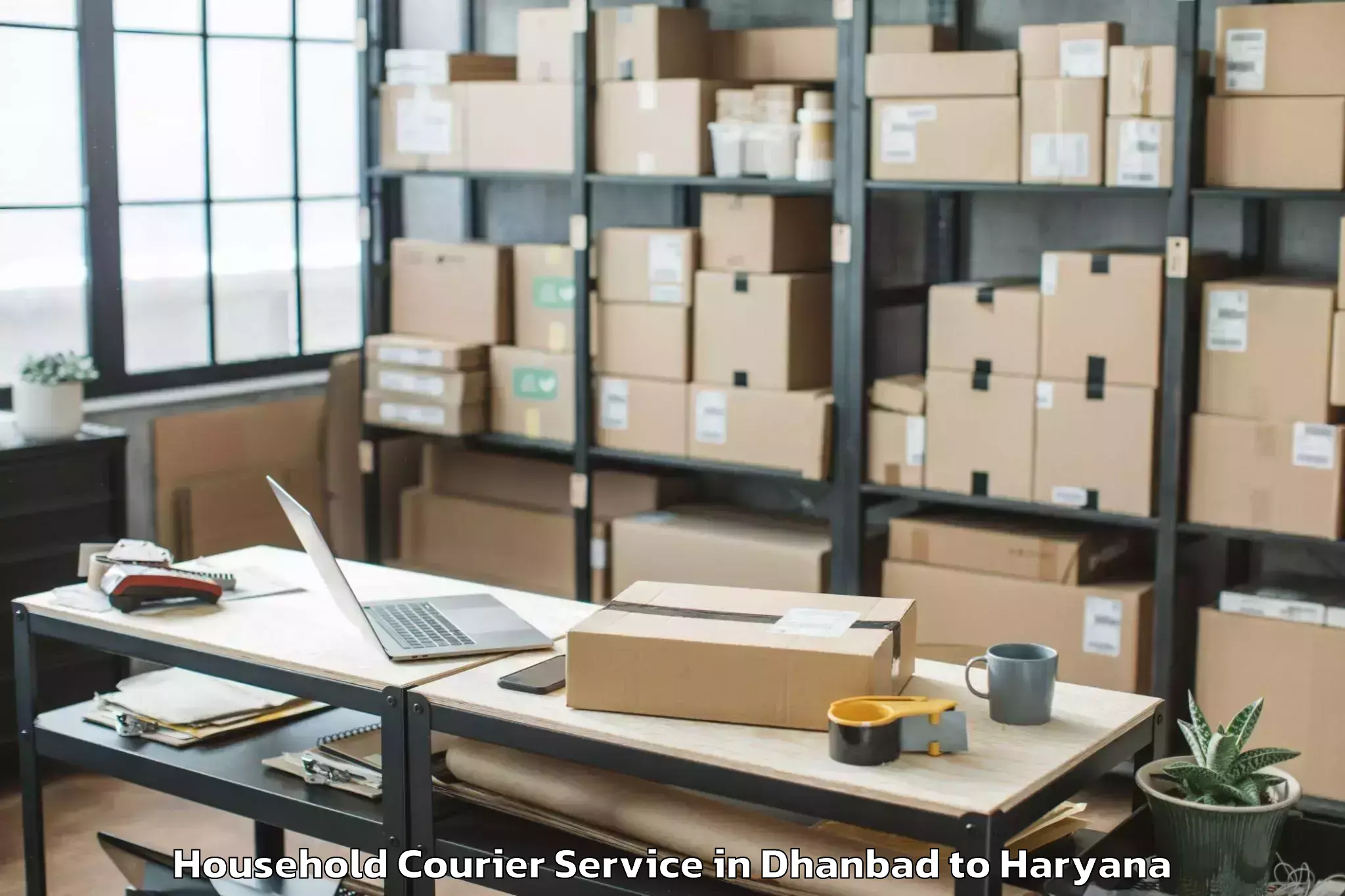 Hassle-Free Dhanbad to Op Jindal Global University So Household Courier